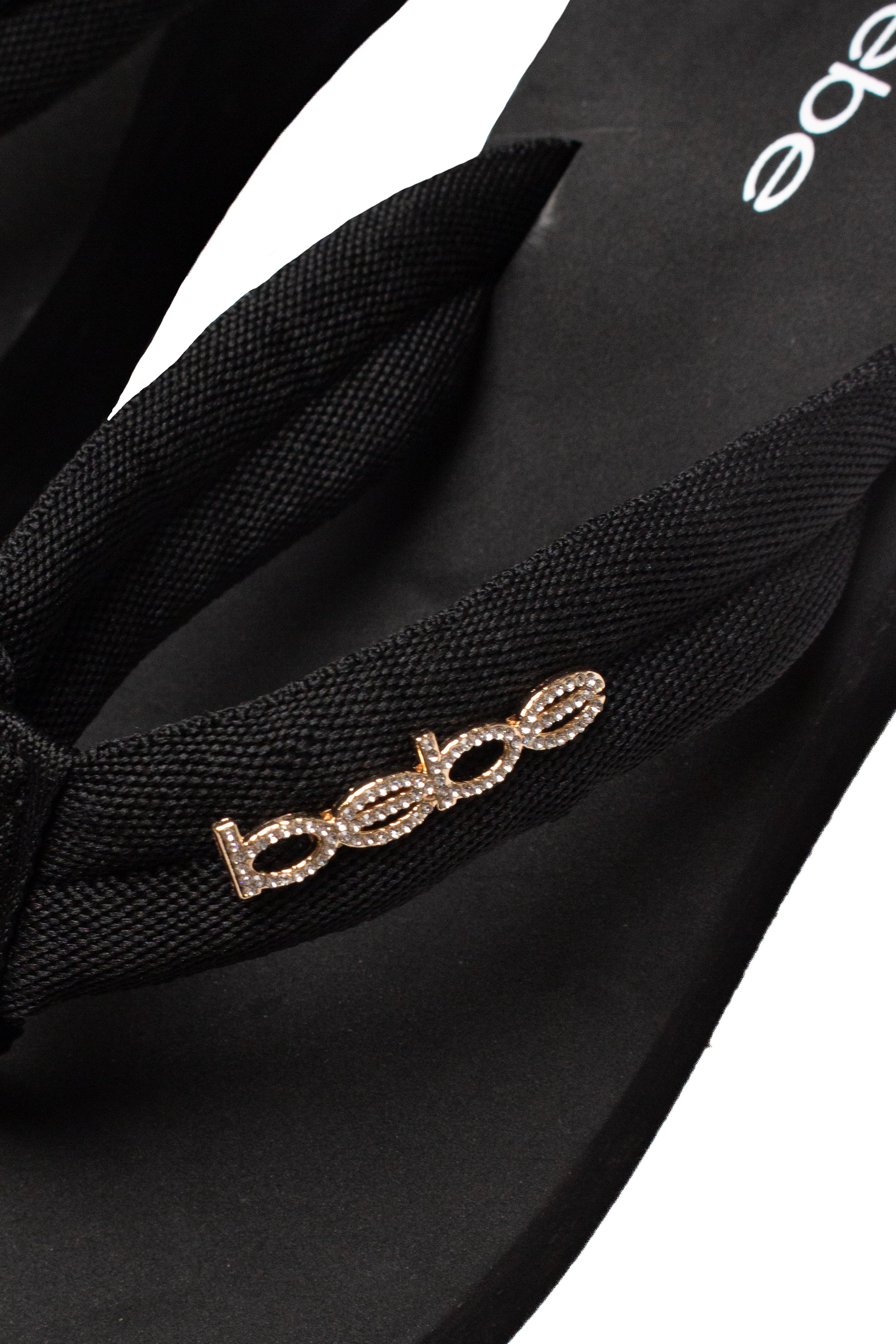Bebe Bling Platform Flip Flops