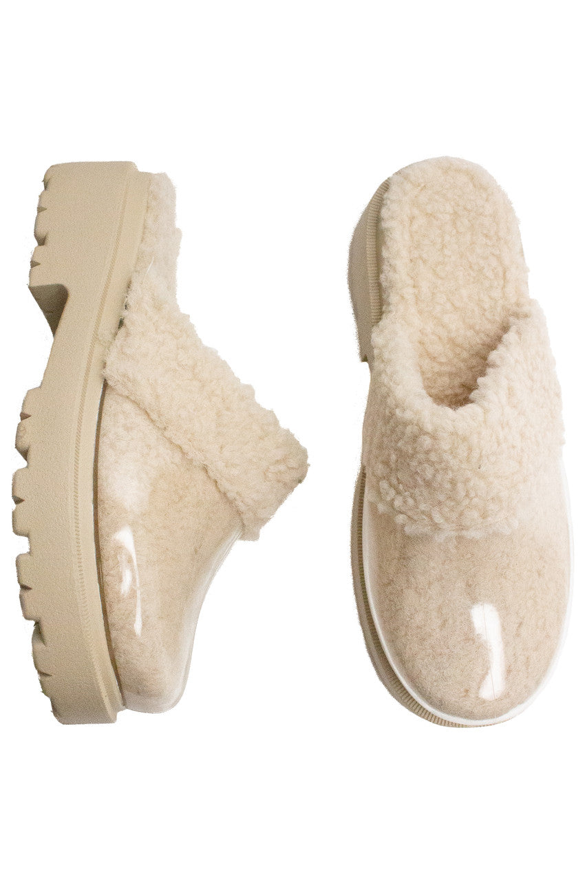 Chunky Sherpa Clogs