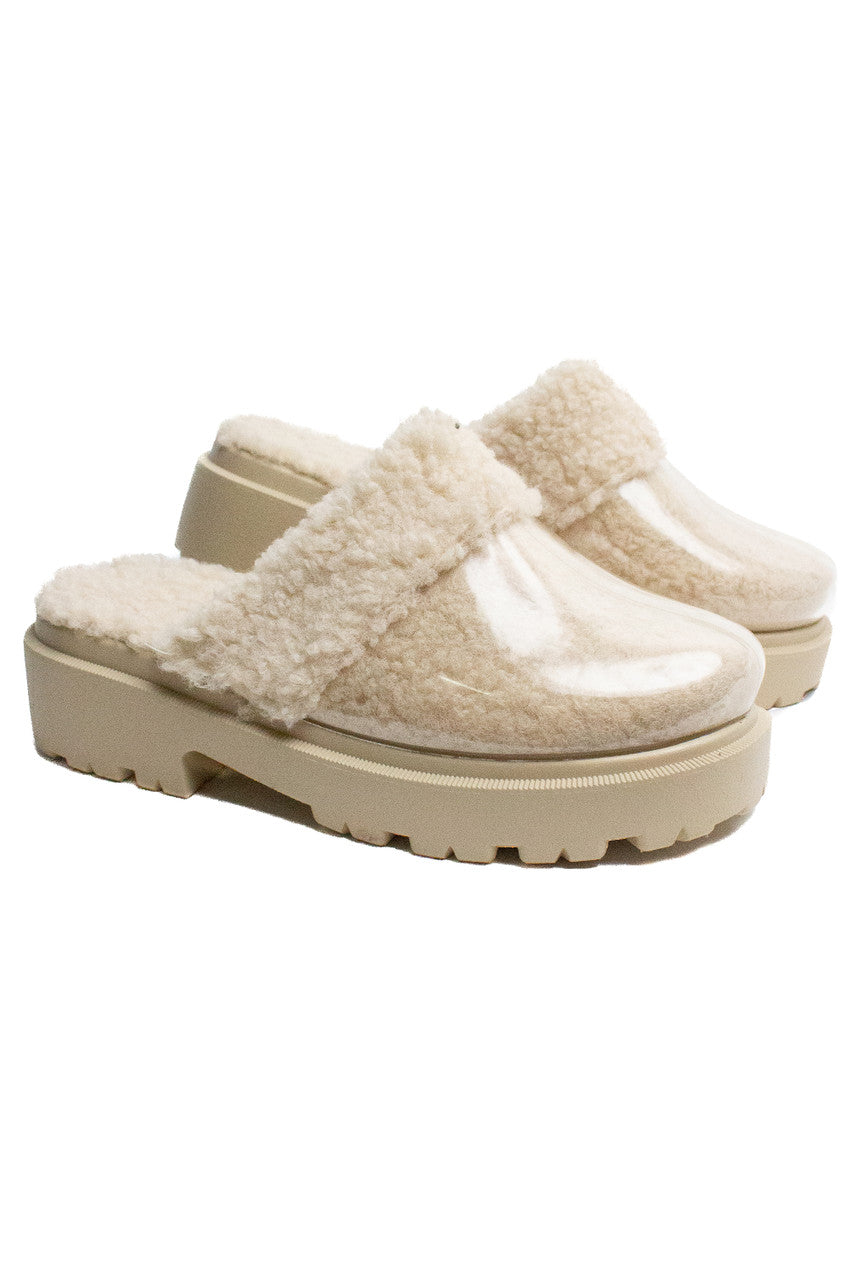 Chunky Sherpa Clogs