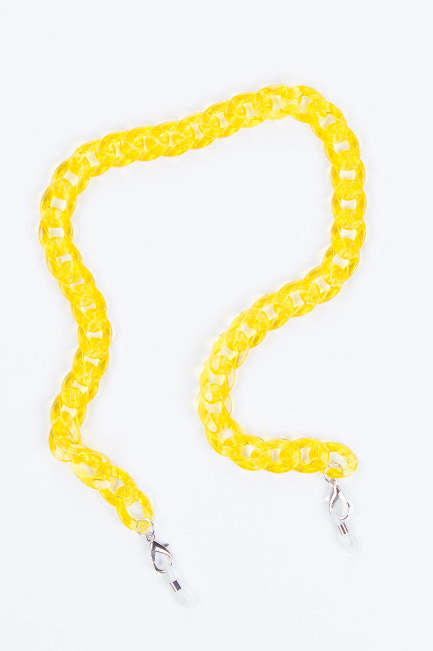 Lucite Mask + Sunglass Chain
