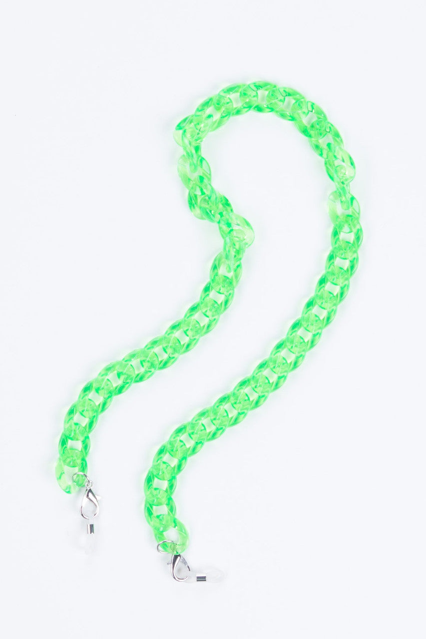 Lucite Mask + Sunglass Chain