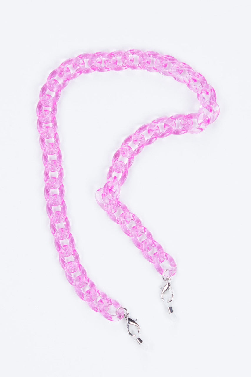 Lucite Mask + Sunglass Chain