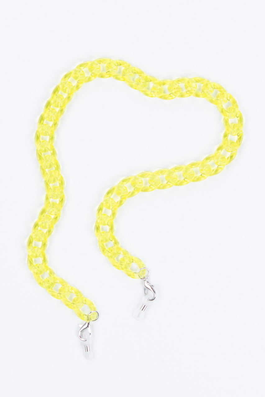 Lucite Mask + Sunglass Chain