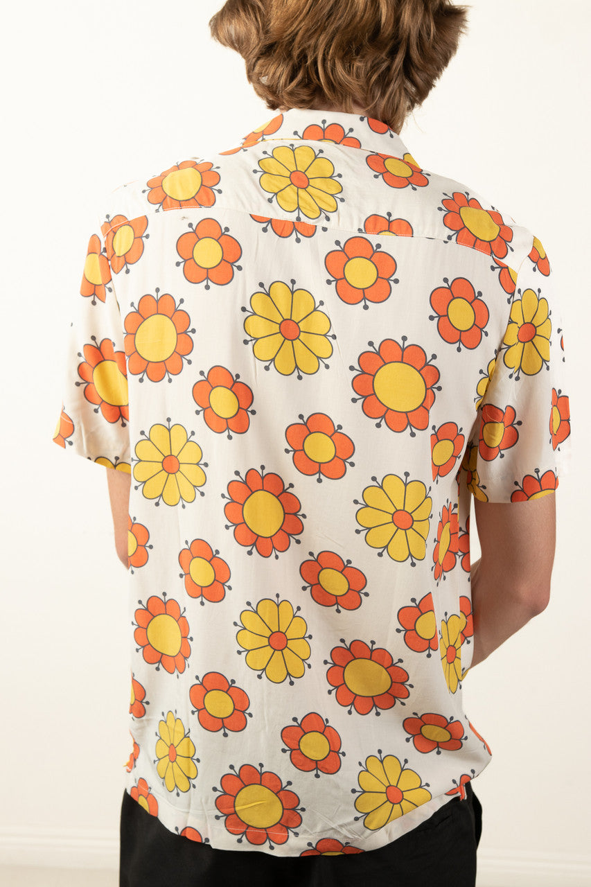 Groovy Floral Button Up Shirt