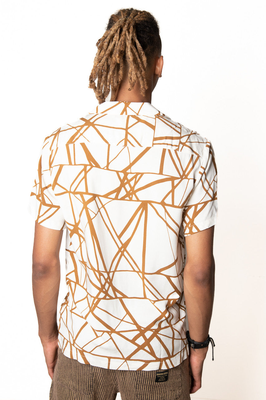 Natural Mosaic Button Up Shirt