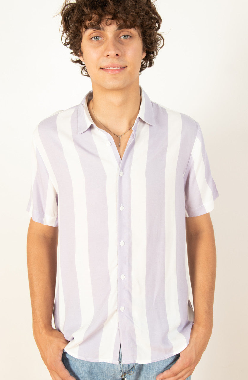 Lilac Stripe Woven Shirt
