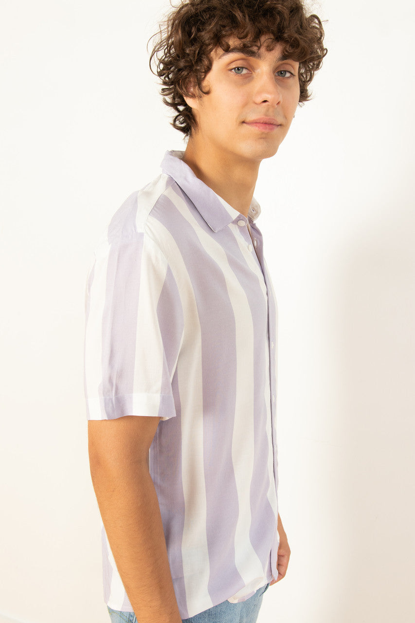 Lilac Stripe Woven Shirt