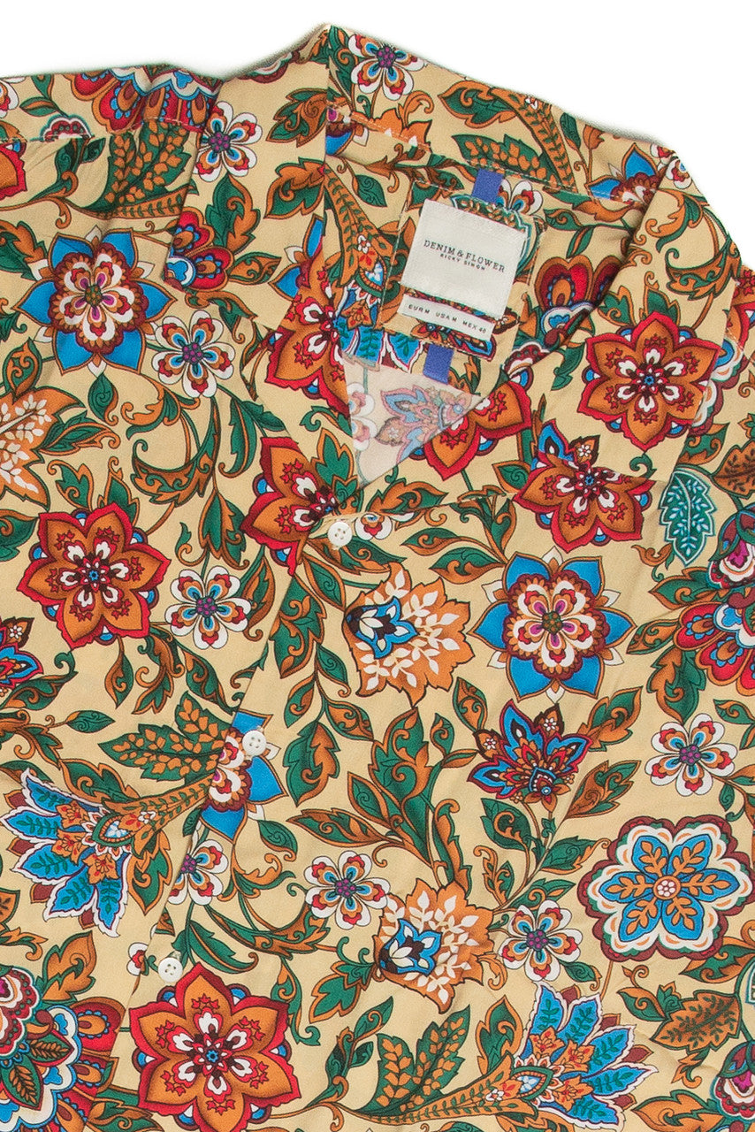Deep Floral Woven Shirt