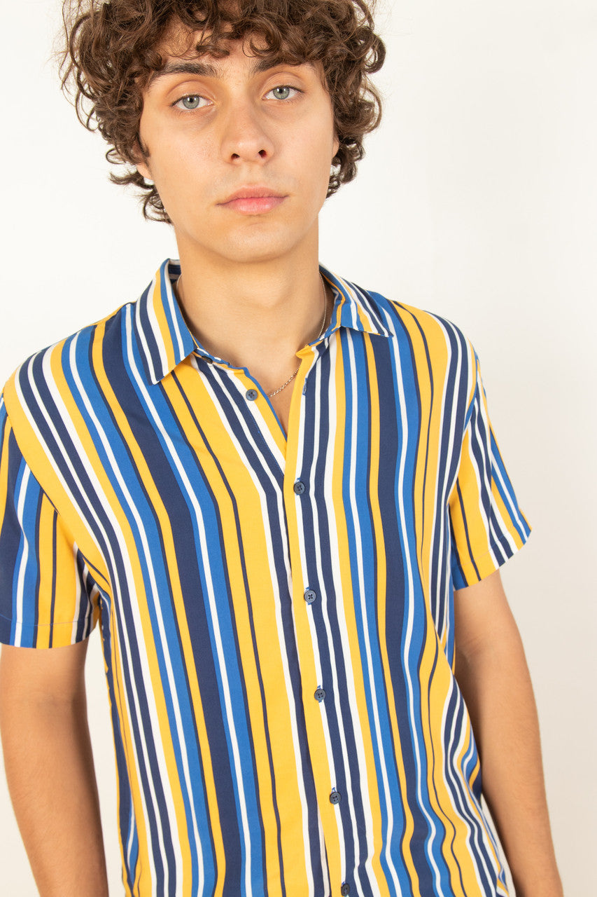 Sunny Stripes Button Up Shirt