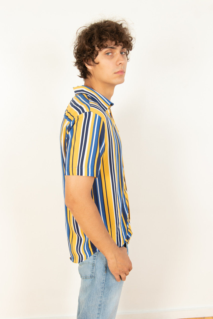 Sunny Stripes Button Up Shirt