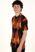 Y2K Flame Shirt