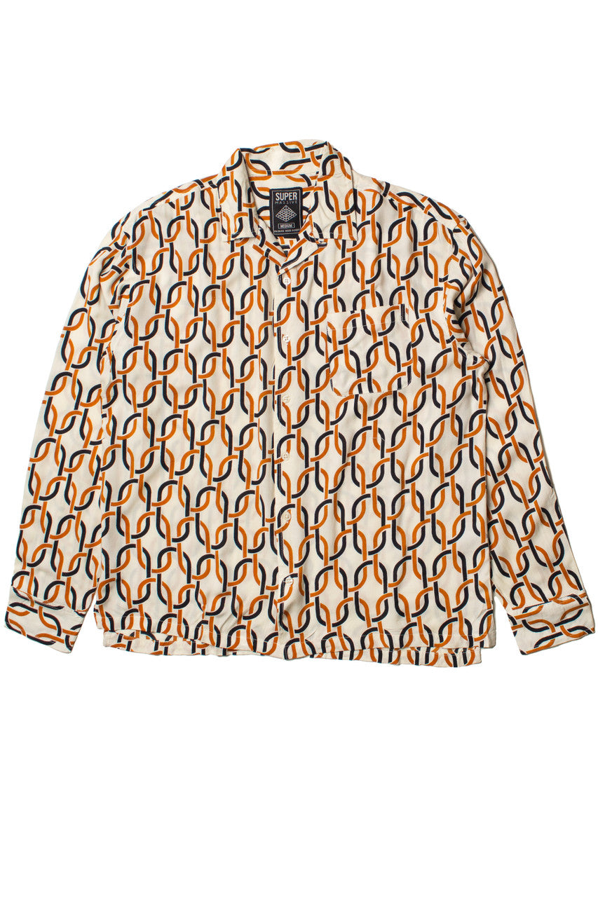 Chain Reaction Long Sleeve Button Up Shirt