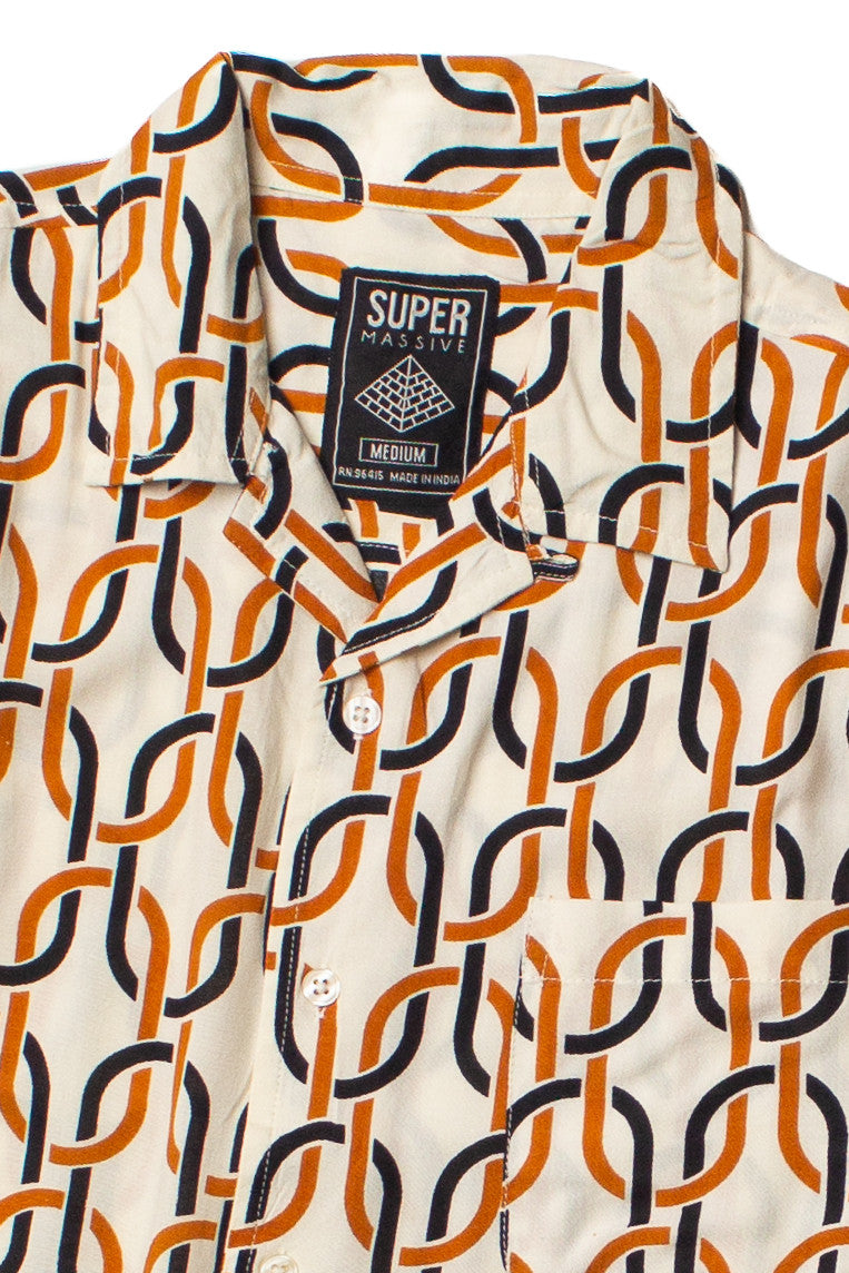 Chain Reaction Long Sleeve Button Up Shirt