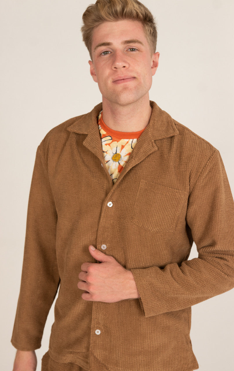 Long Sleeve Corduroy Shirt