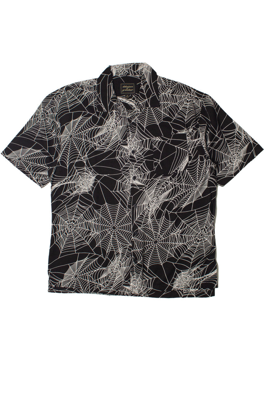 Spiderweb Button Up Shirt