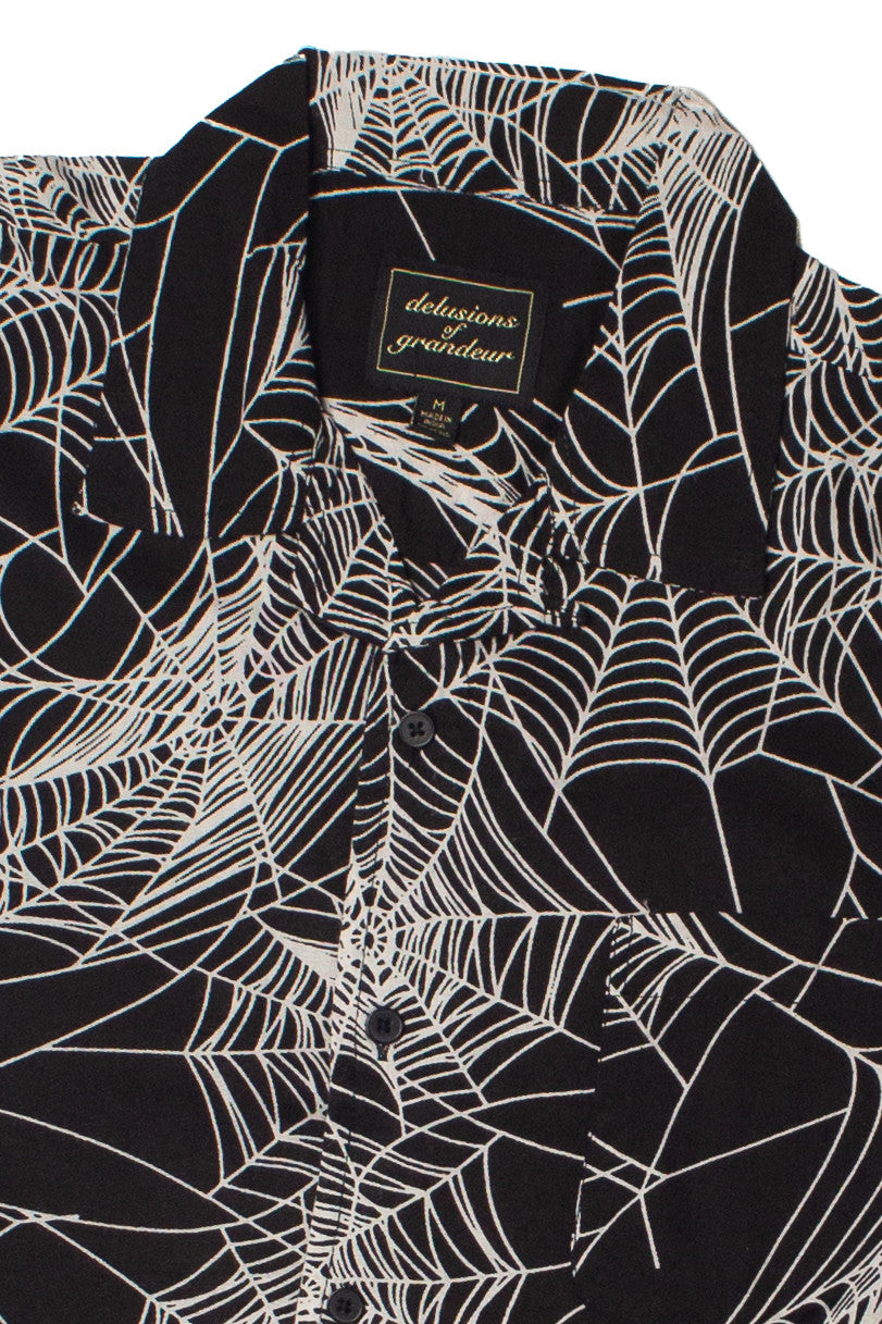 Spiderweb Button Up Shirt