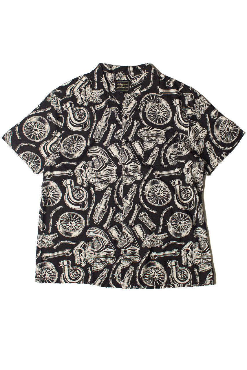 Start Your Engines Button Up Shirt