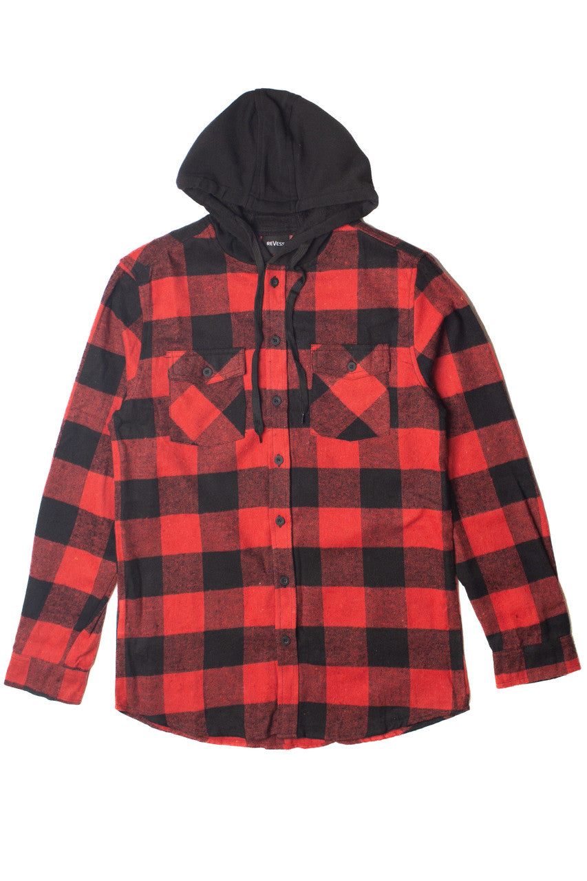 Hooded Flannel Shirt