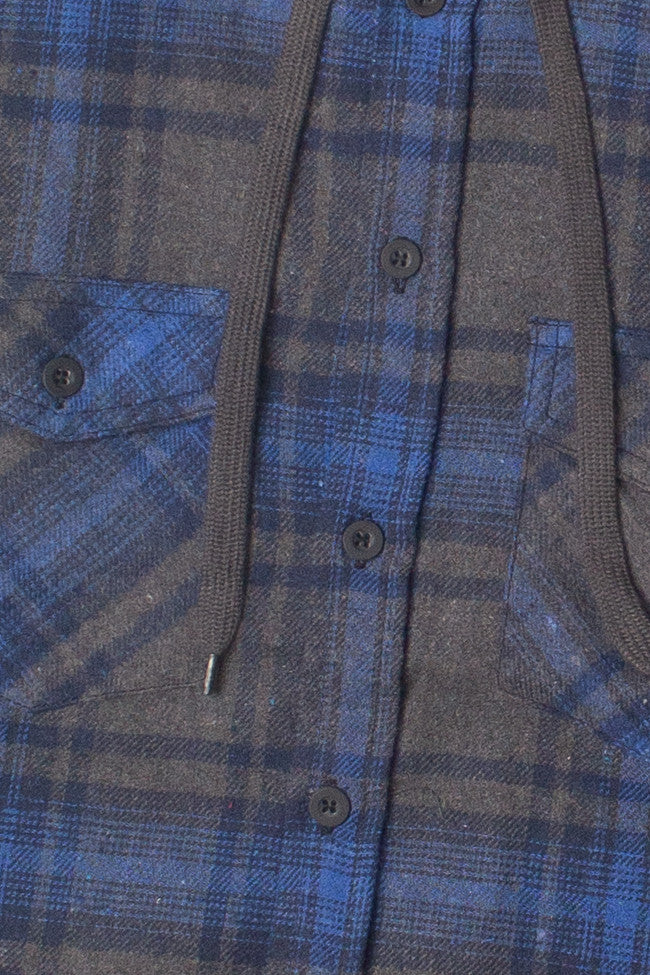 Hooded Flannel Shirt