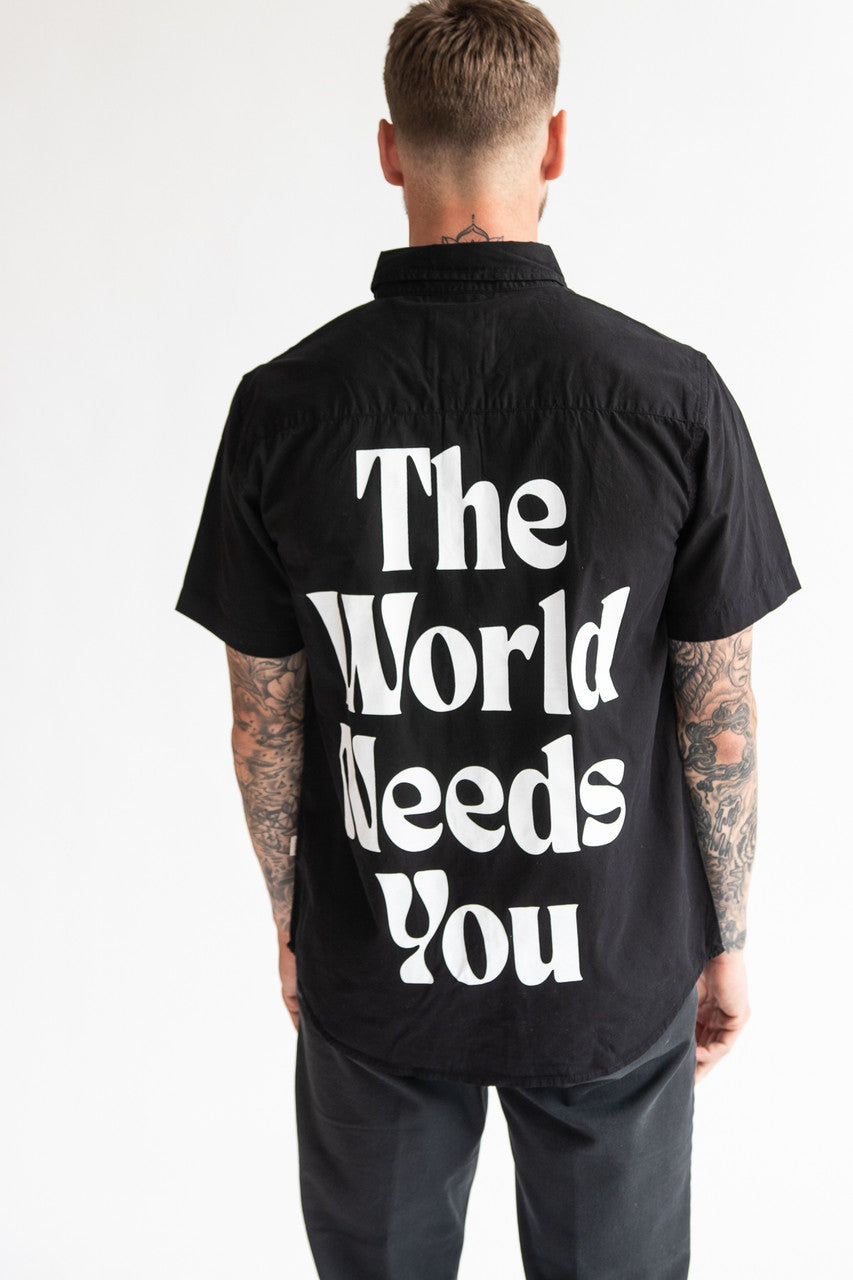 The World Needs You Woven Shirt