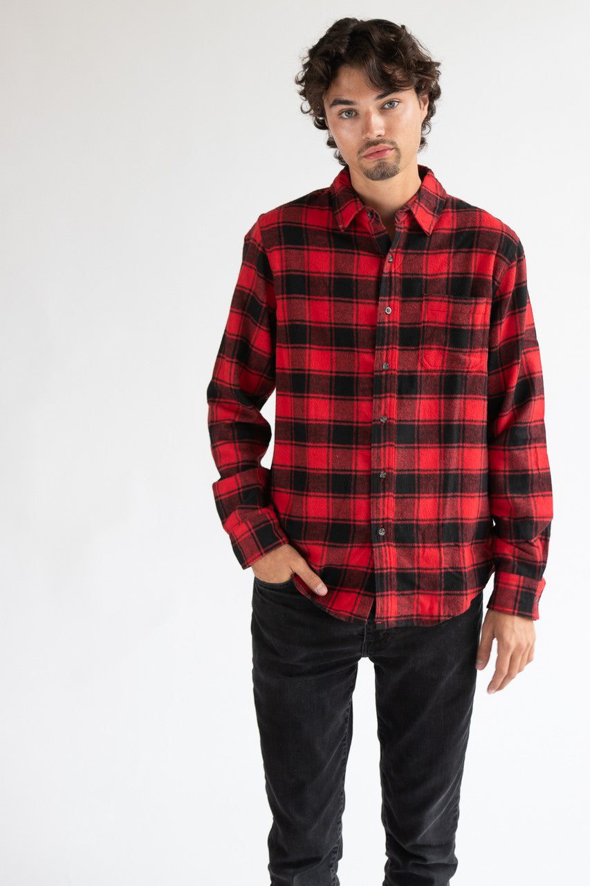 Red Buffalo Plaid Flannel