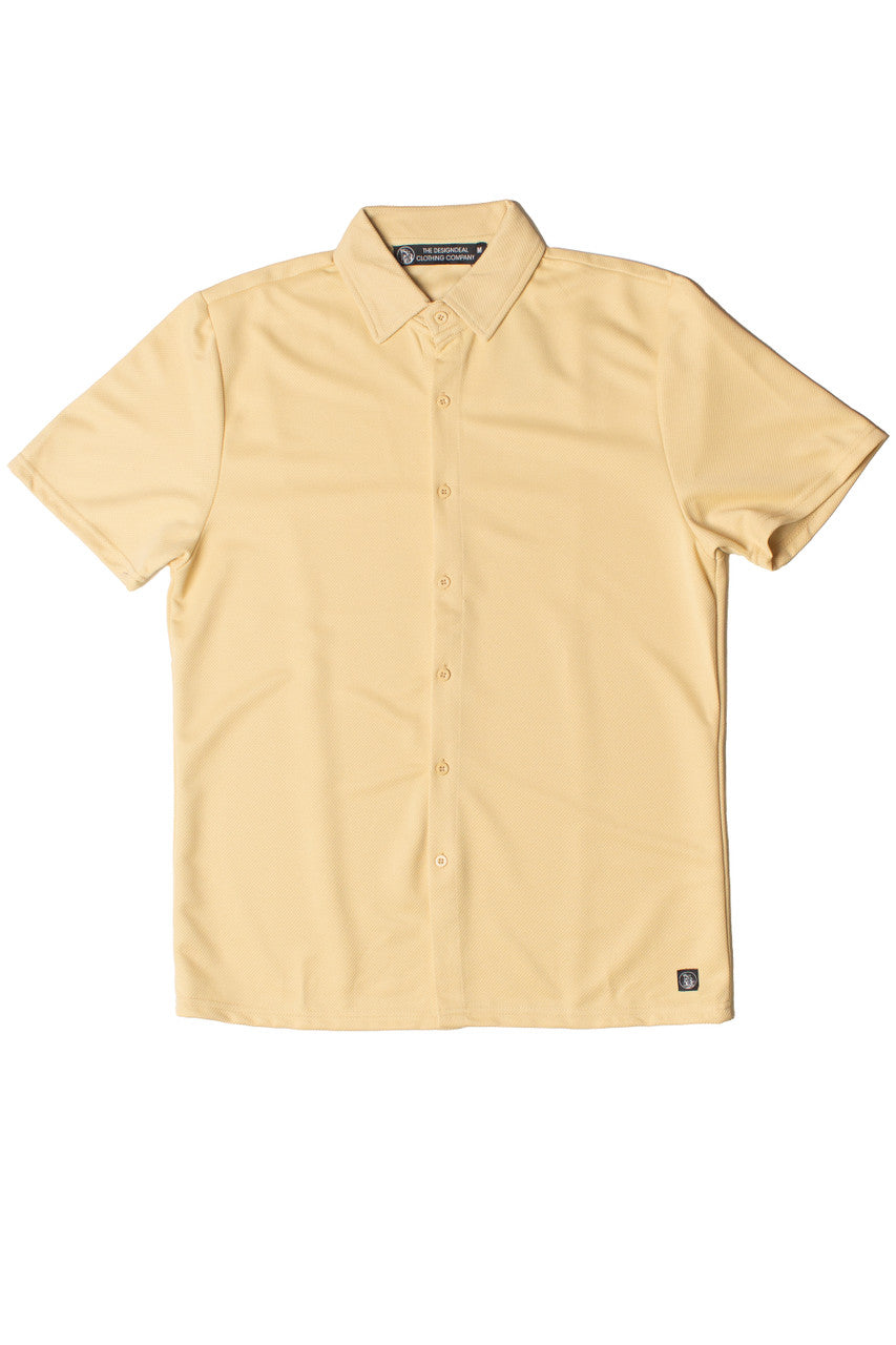 Heavyweight Knit Button Up Shirt