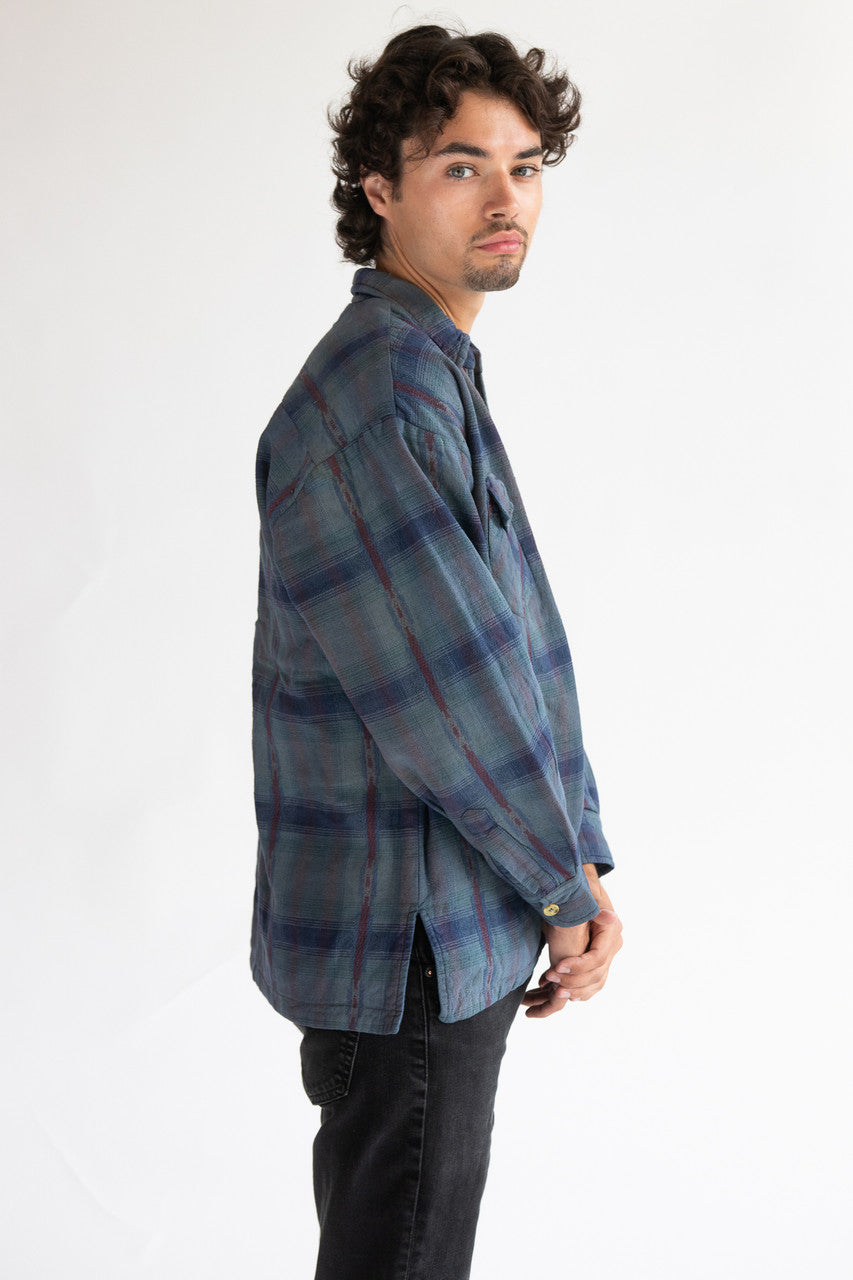 Assorted Blue Heavyweight Flannels