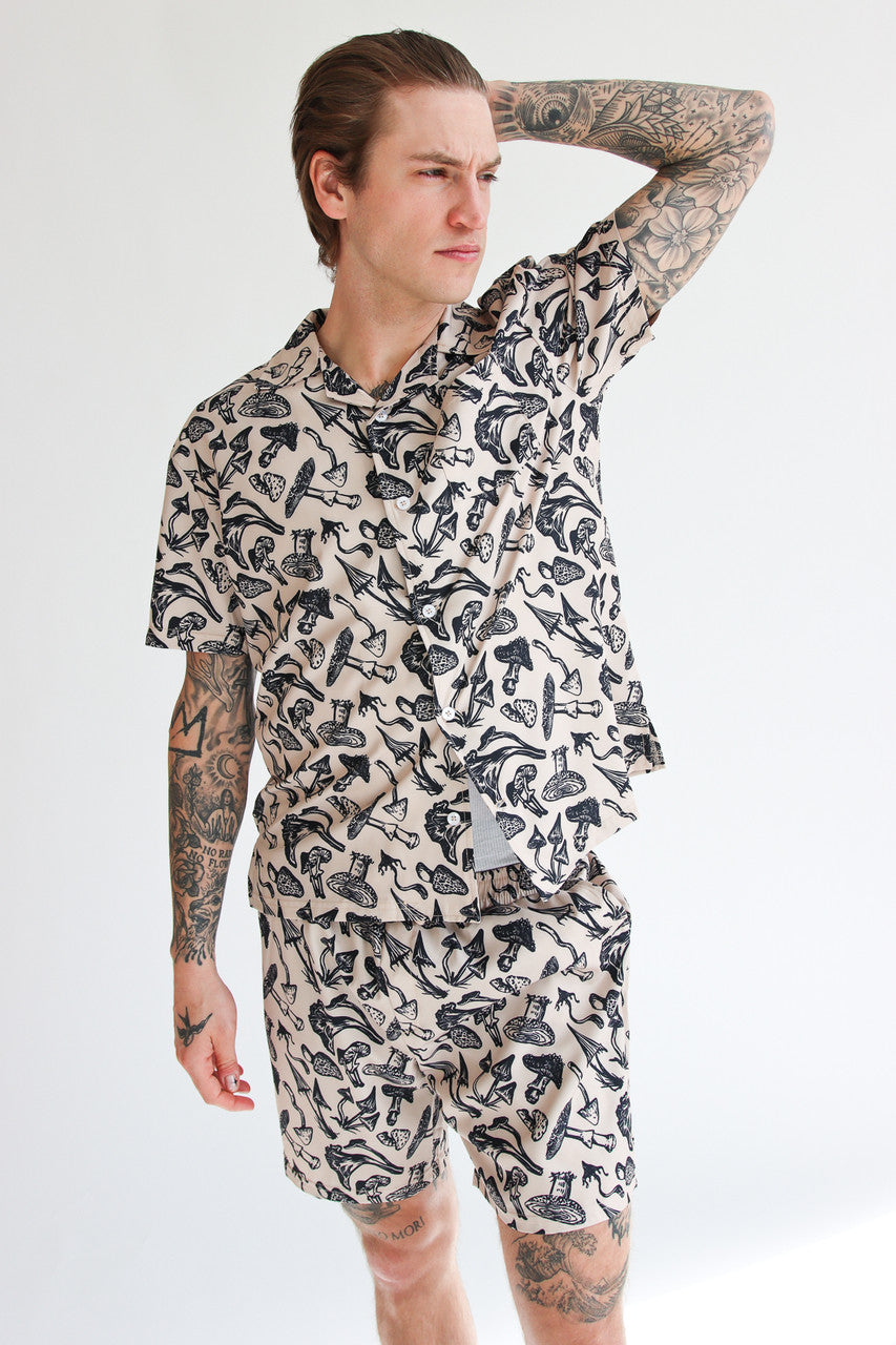 Mushroom Troop Button Up Shirt