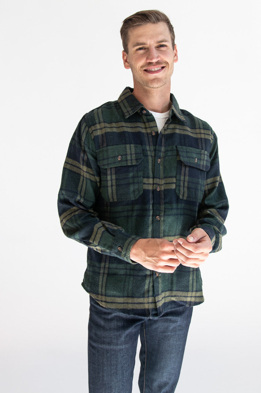 Earth Tones Brushed Flannel