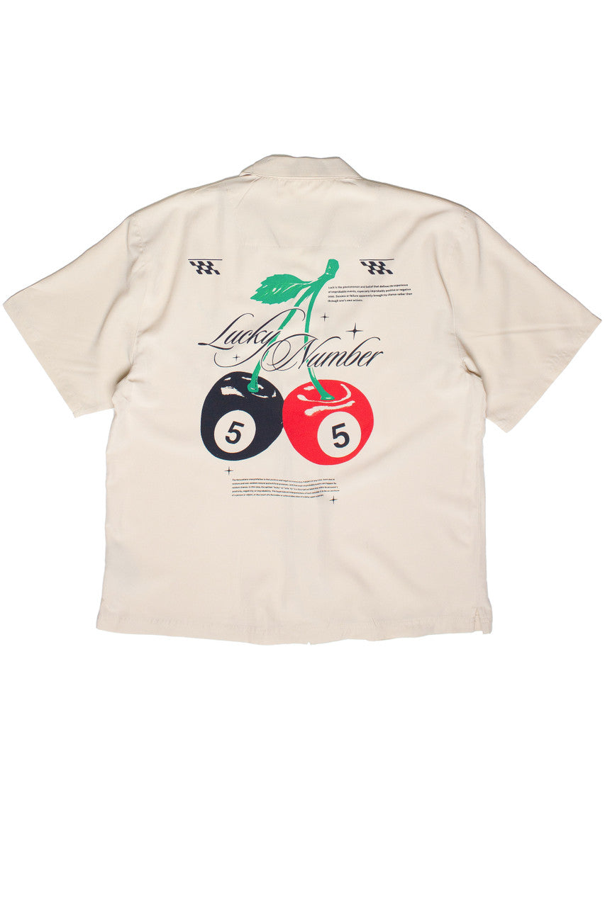 Printed Graphic Button Up Shirt