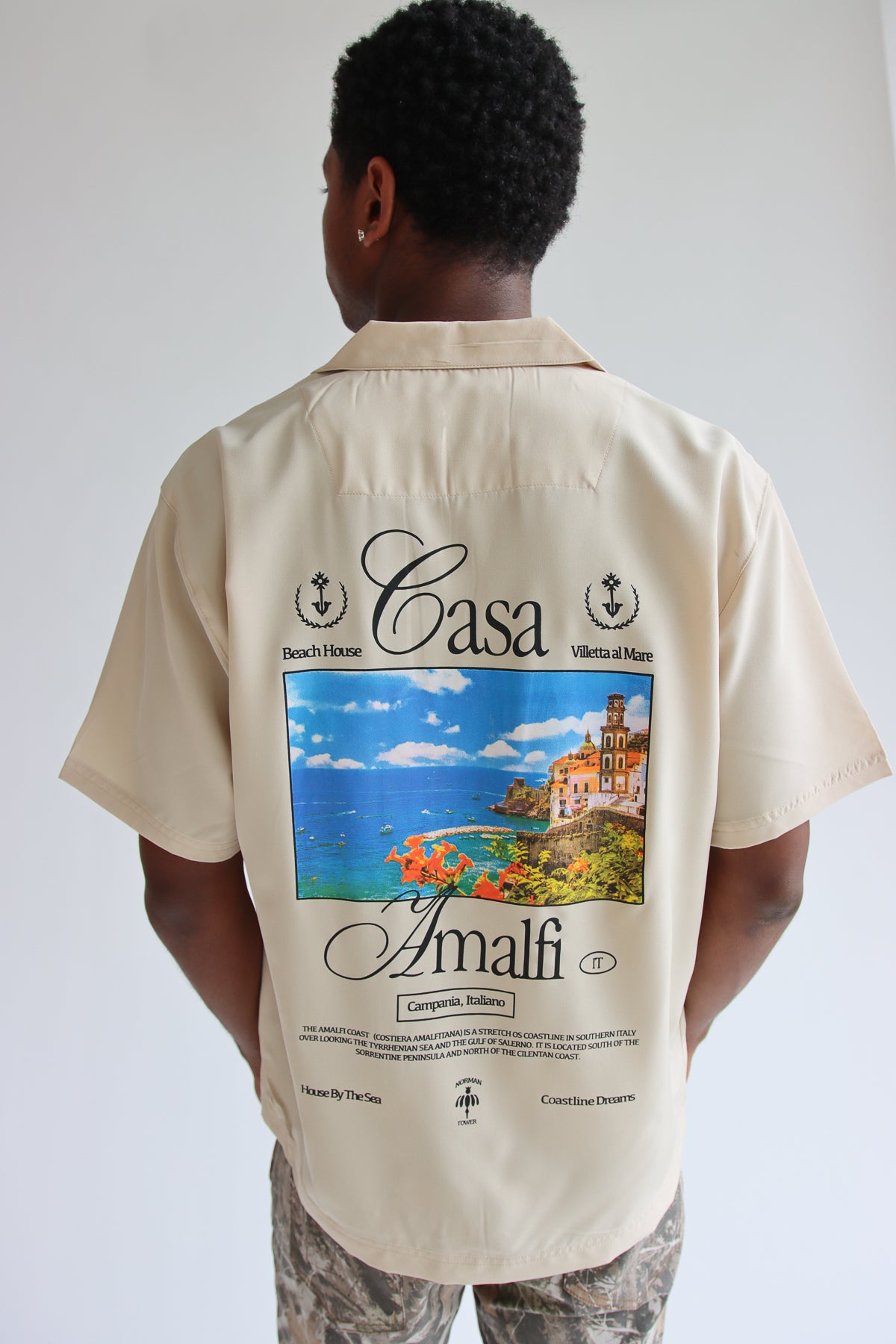 Amalfi Coast Button Up