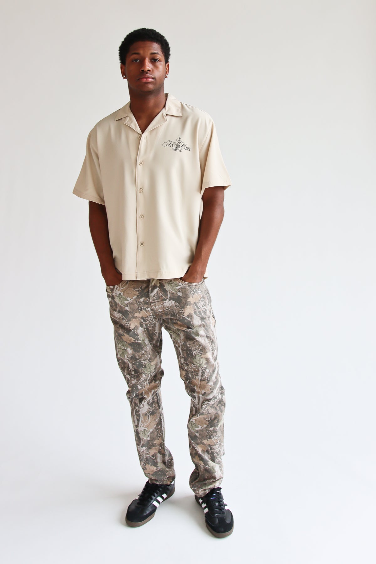 Amalfi Coast Button Up