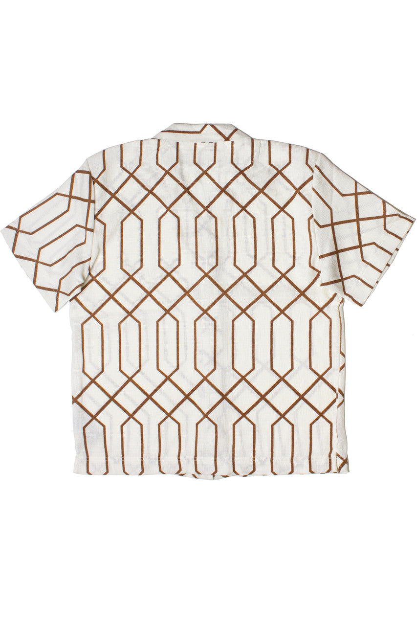 Modern Art Deco Button Up Shirt