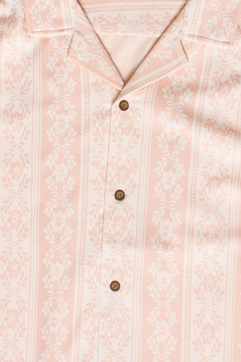 Floral Wallpaper Button Up Shirt