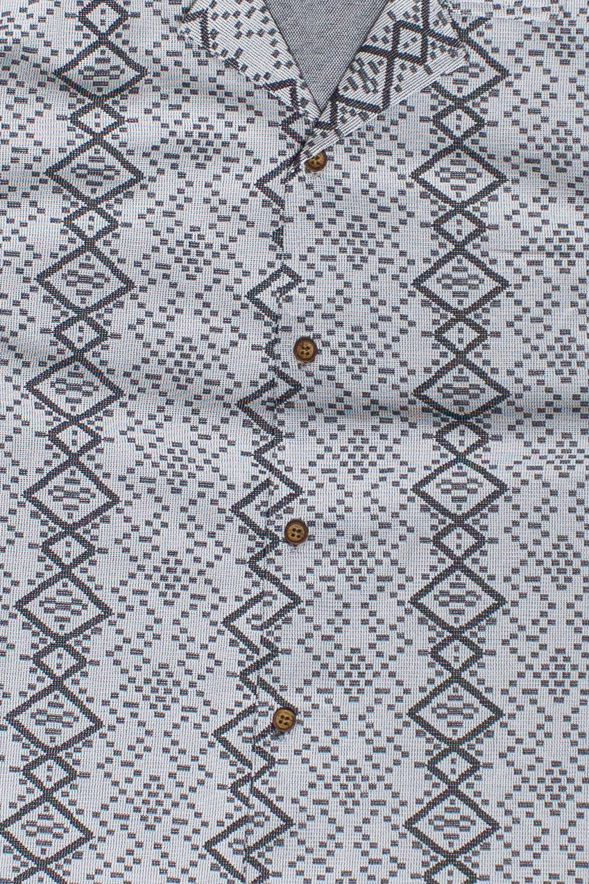 Pixel Diamonds Button Up Shirt