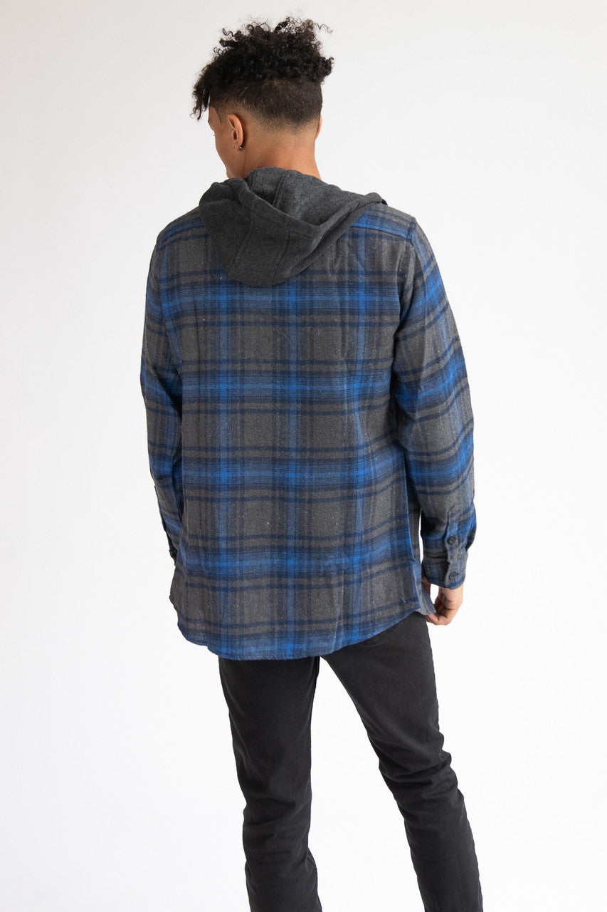 Hooded Flannel Shirt