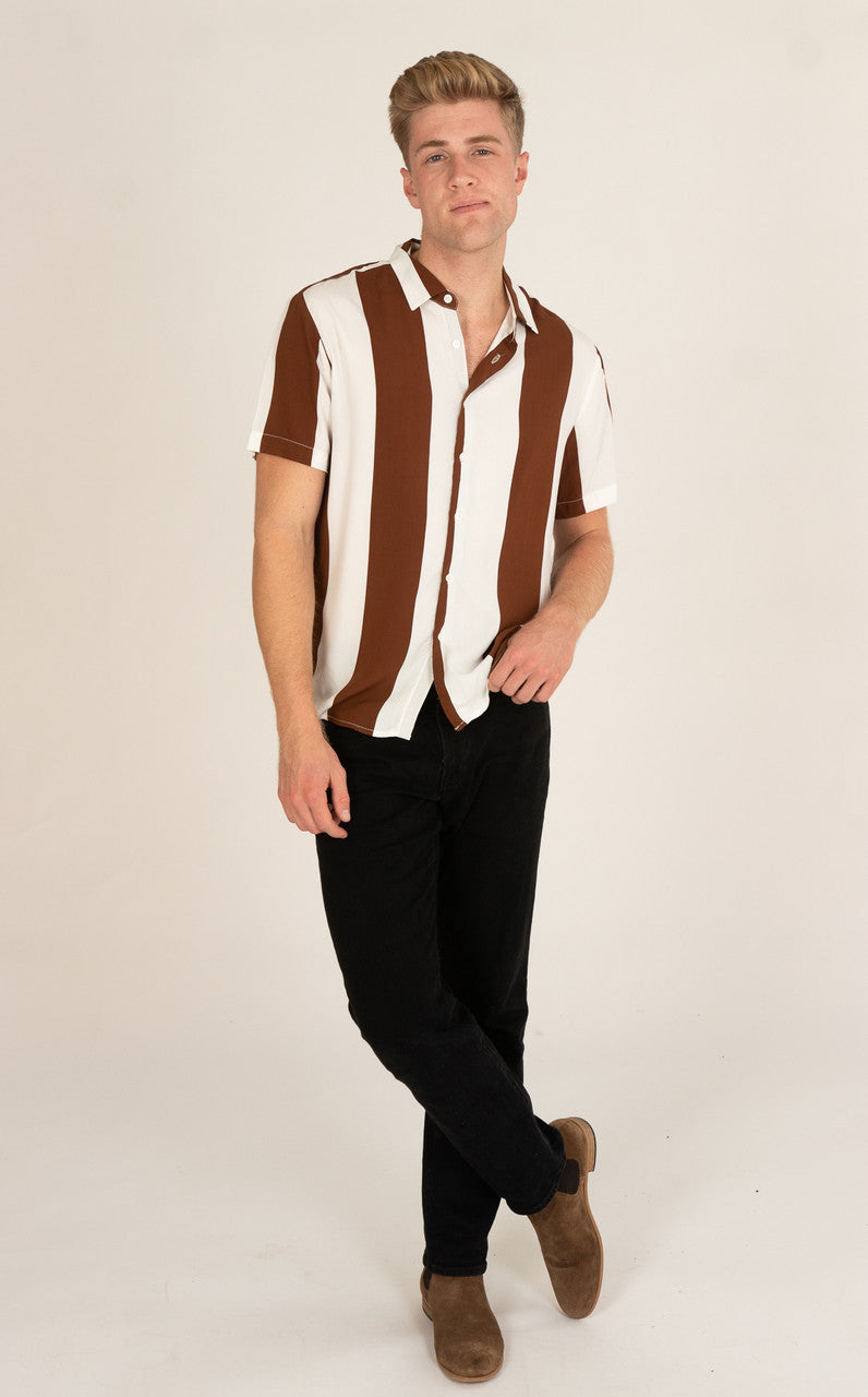 Root Beer Float Button Up Shirt