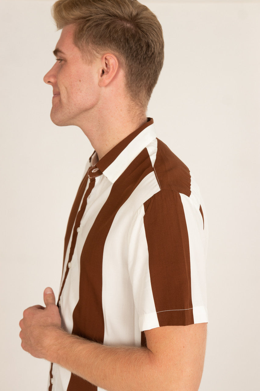 Root Beer Float Button Up Shirt