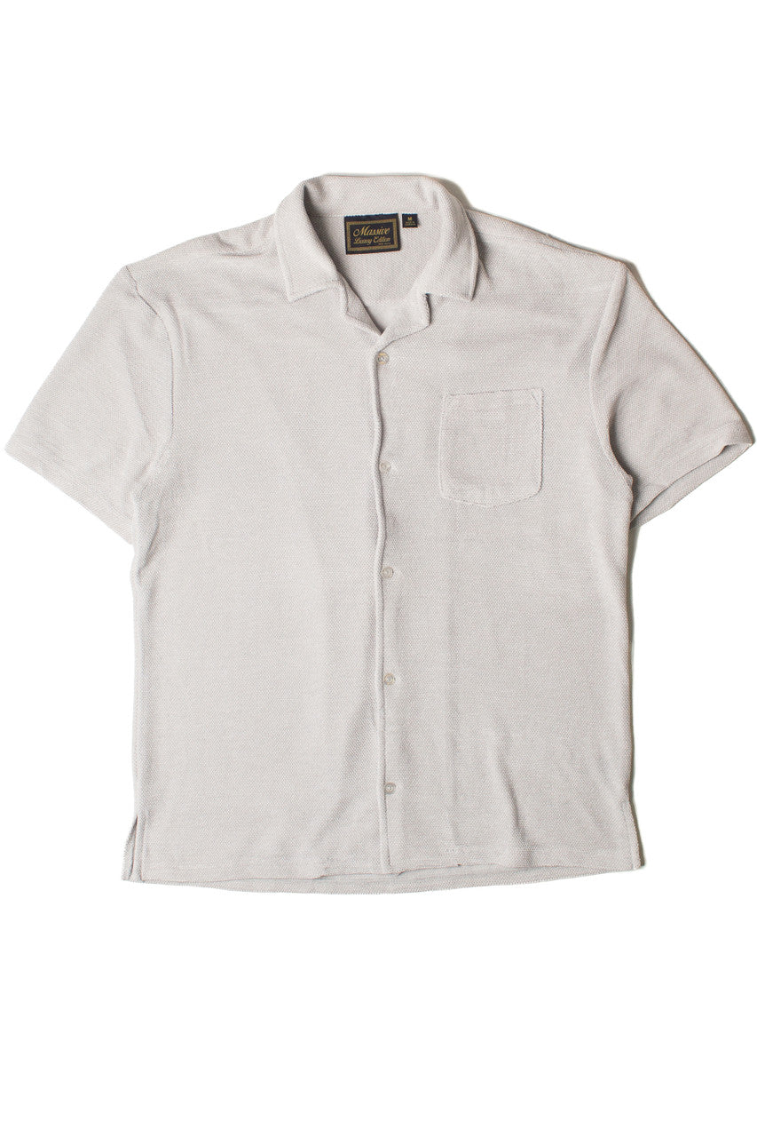 Chenille Knit Button Up Shirt