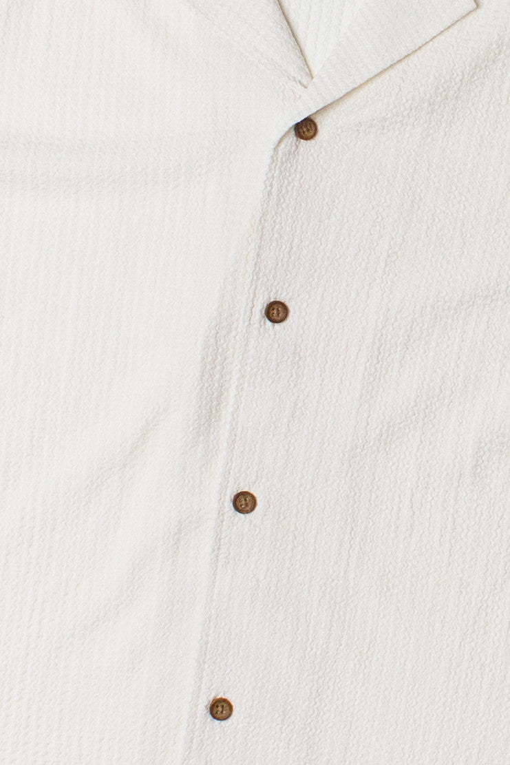 Lightweight Textured Button Up Shirt