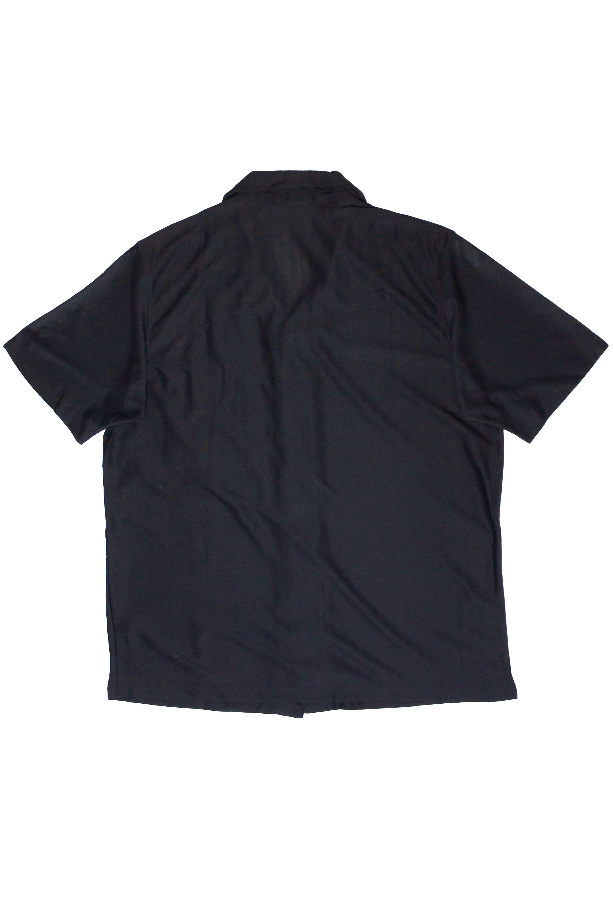 Micro Herringbone Knit Button Up Shirt