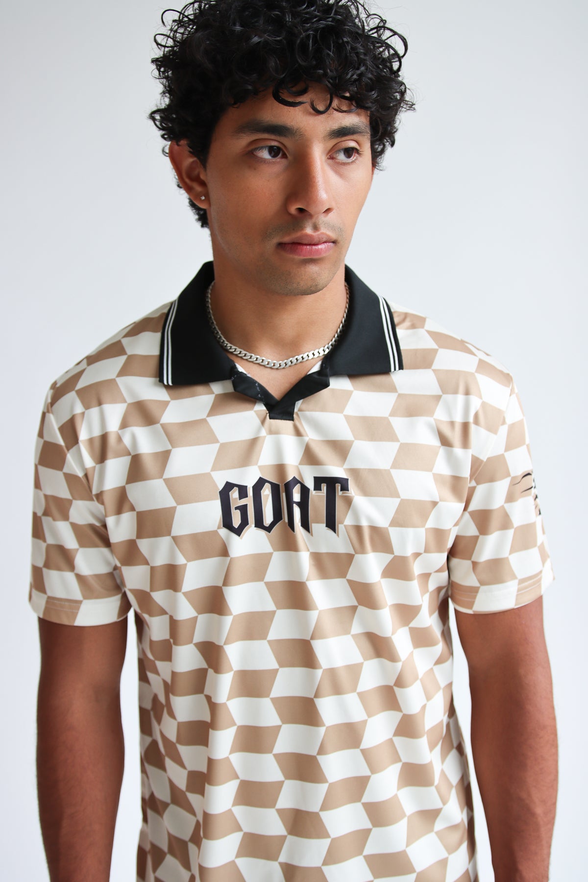 GOAT Checkered Soccer Jersey
