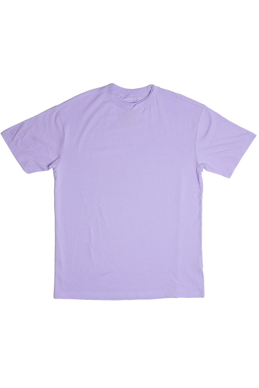 Lavender Notch Neck Tee