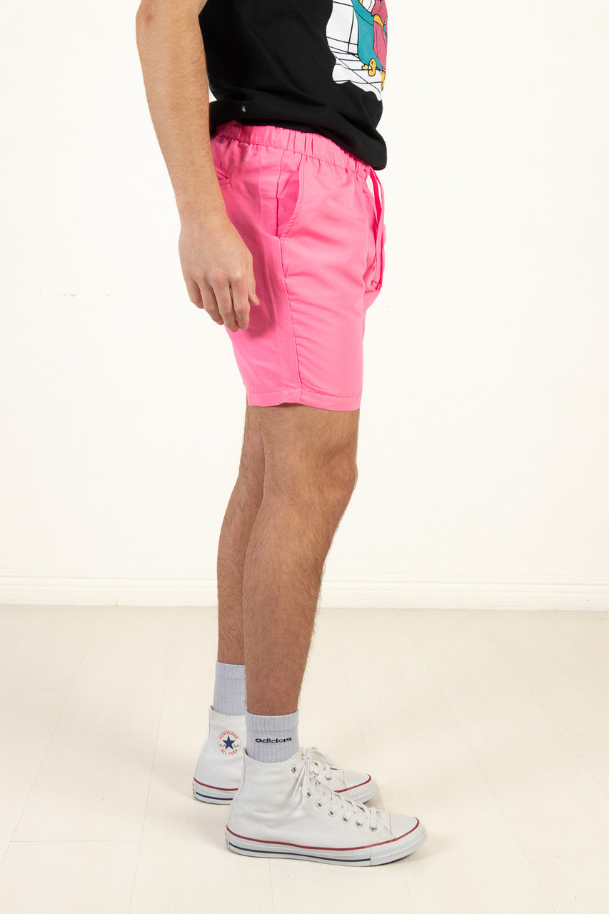 Neon Pink Nylon Short
