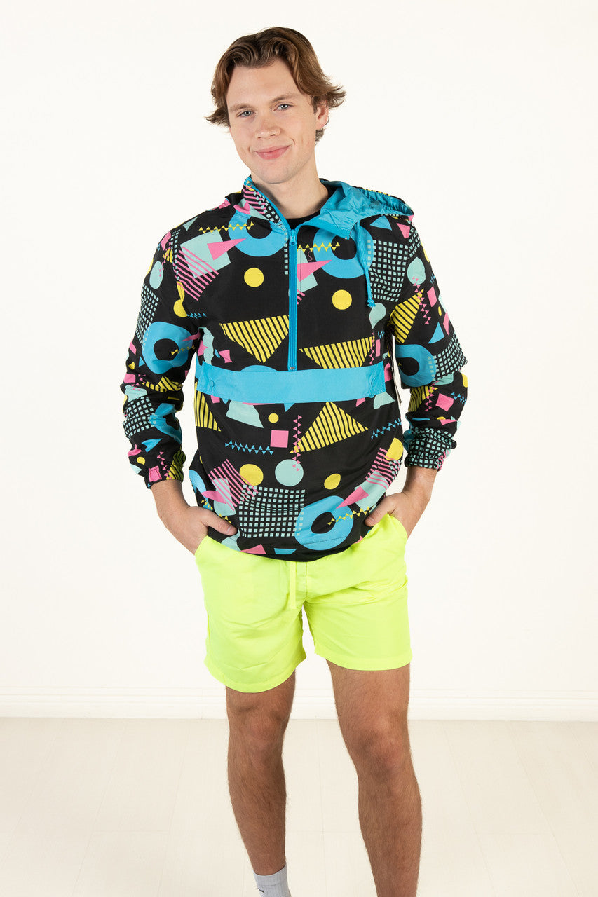 Neon Yellow Nylon Short