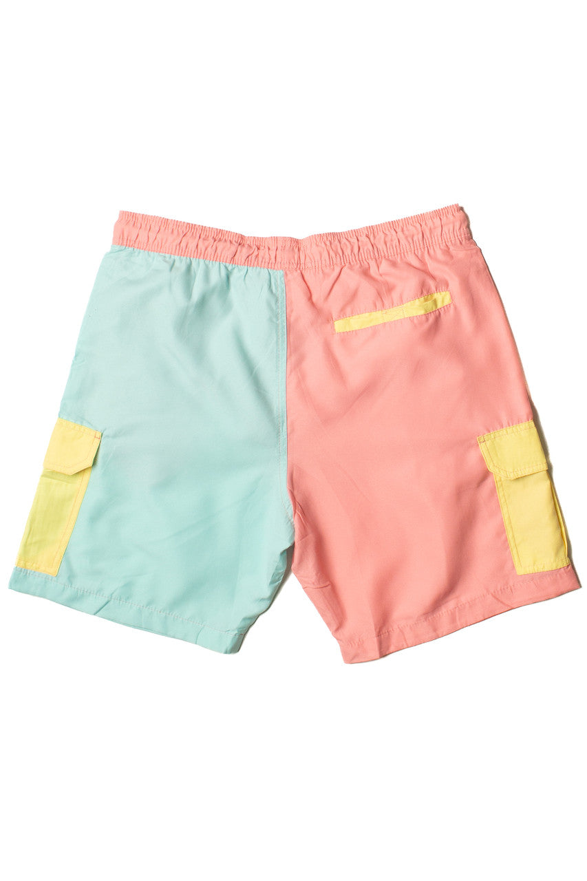 Pastel Color Block Shorts