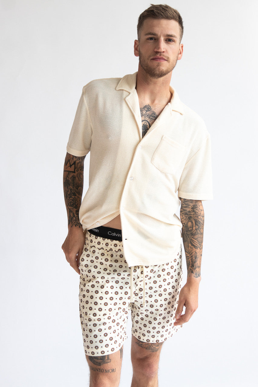 Sunflower Patterned Shorts