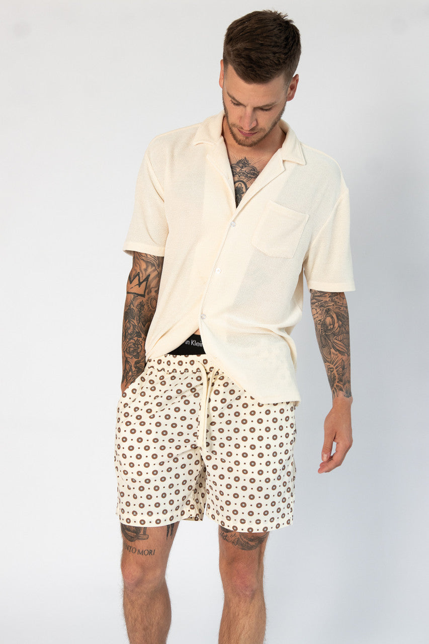 Sunflower Patterned Shorts