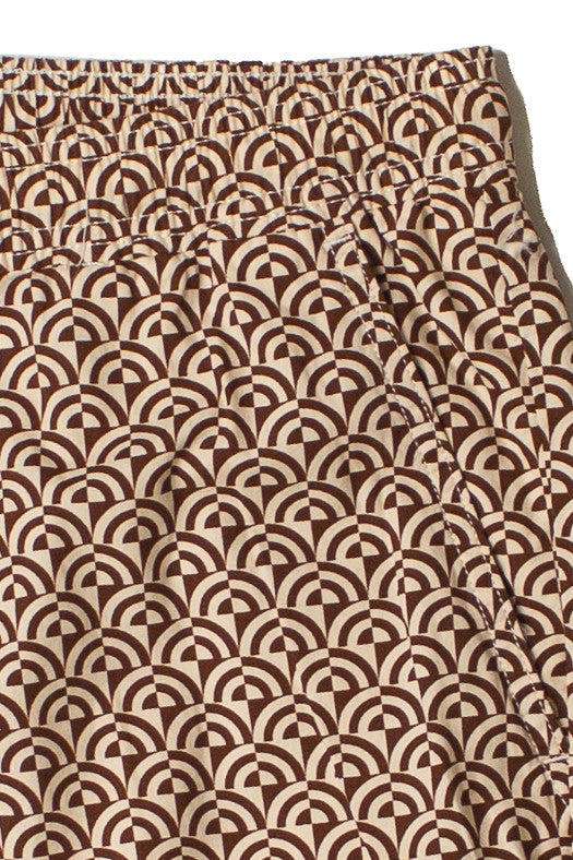 Arch Tile Patterned Shorts