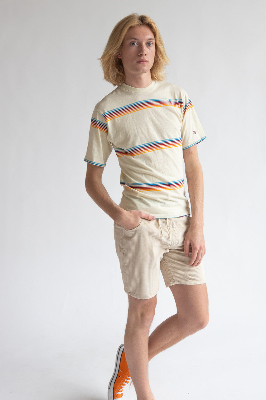 Drawstring Corduroy Shorts
